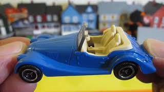 Morgan Plus Four 2025 Matchbox Toy Classic Car Unboxing and Review - Beautiful Blue Convertible Ride