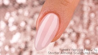 ❤ Tammy Taylor Shorter Almond Sculptured Nail