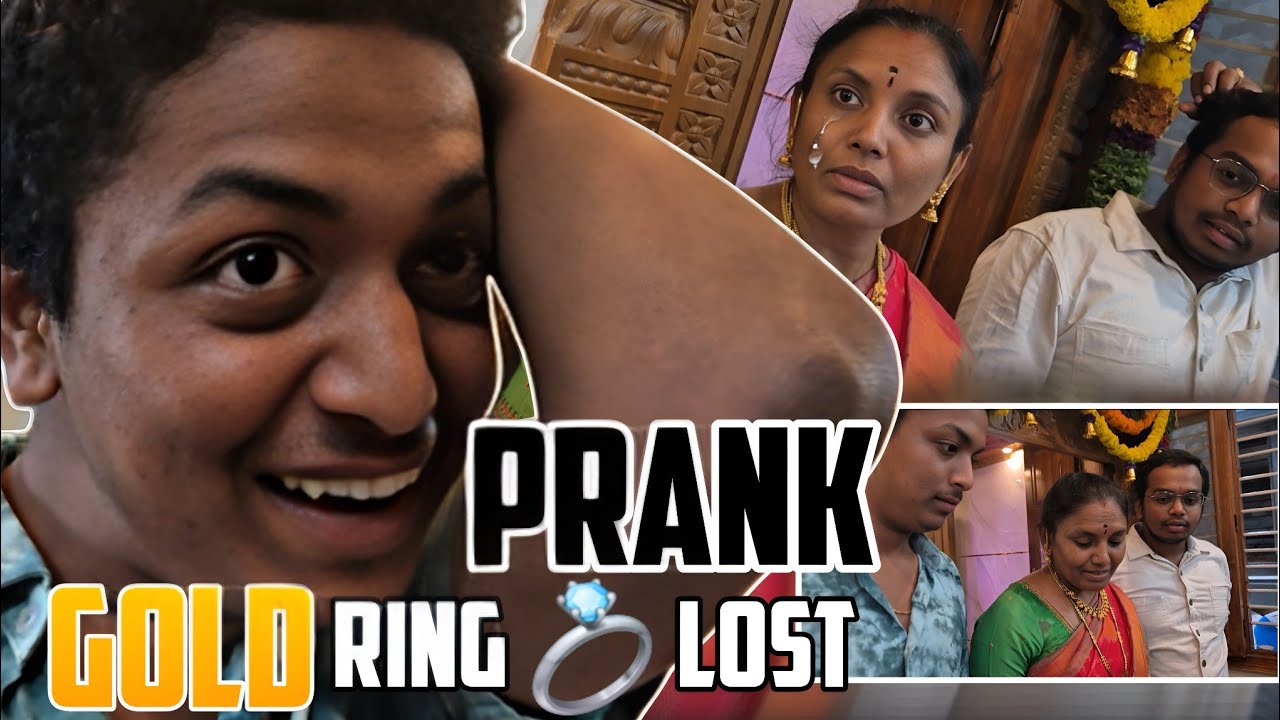 Amma shock 🤯 | Gold Ring Lost Prank | #thej2k2 #prank #vlogs #familyvlog 