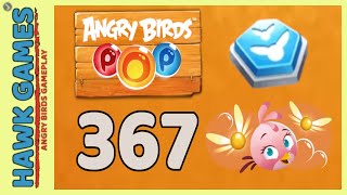 Angry Birds Stella POP Bubble Shooter Level 367 - Walkthrough, No Boosters