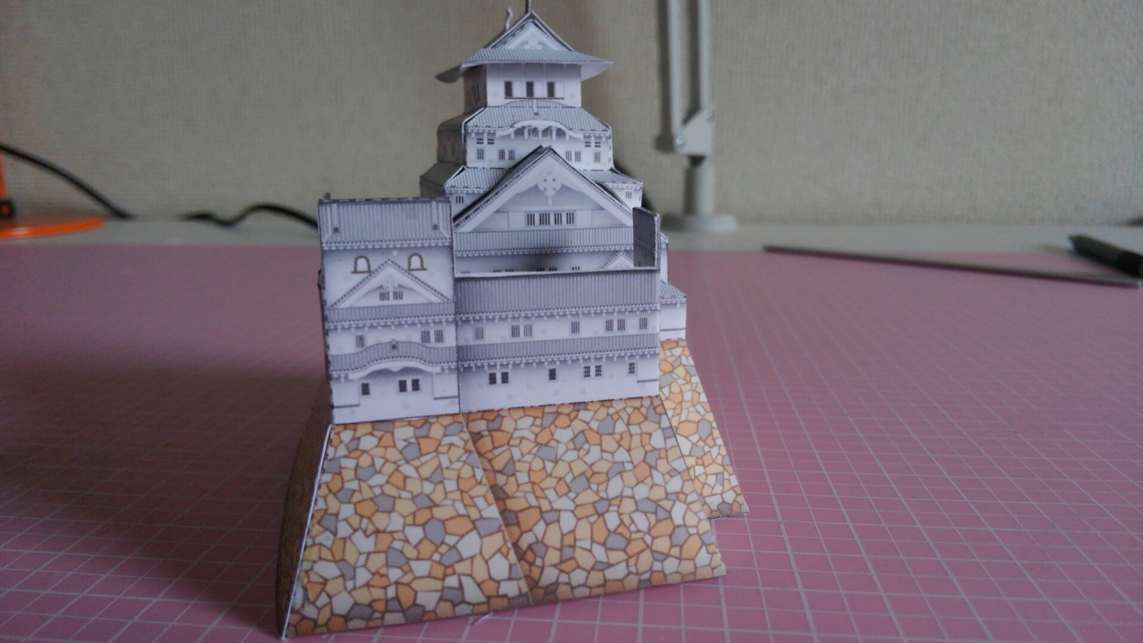 Making Himeji Castle Papercraft Time Lapse YouTube