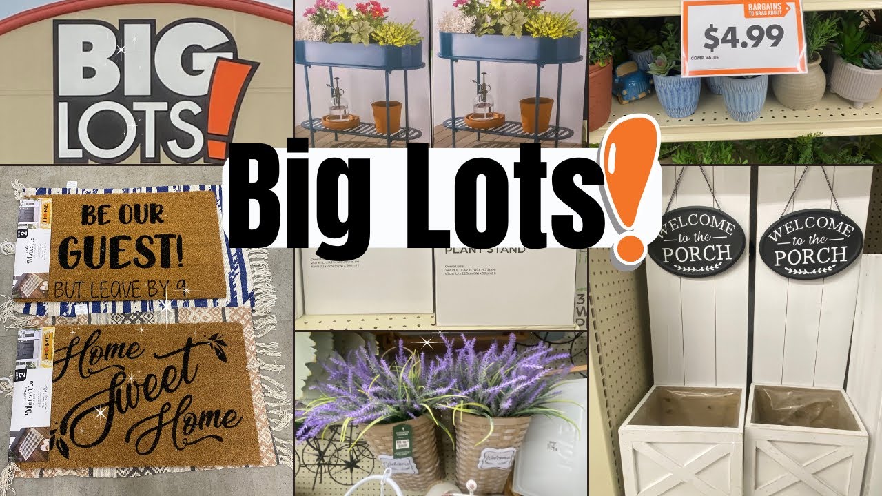 Shop with me at Big Lots 2024 | Plant Stands  |