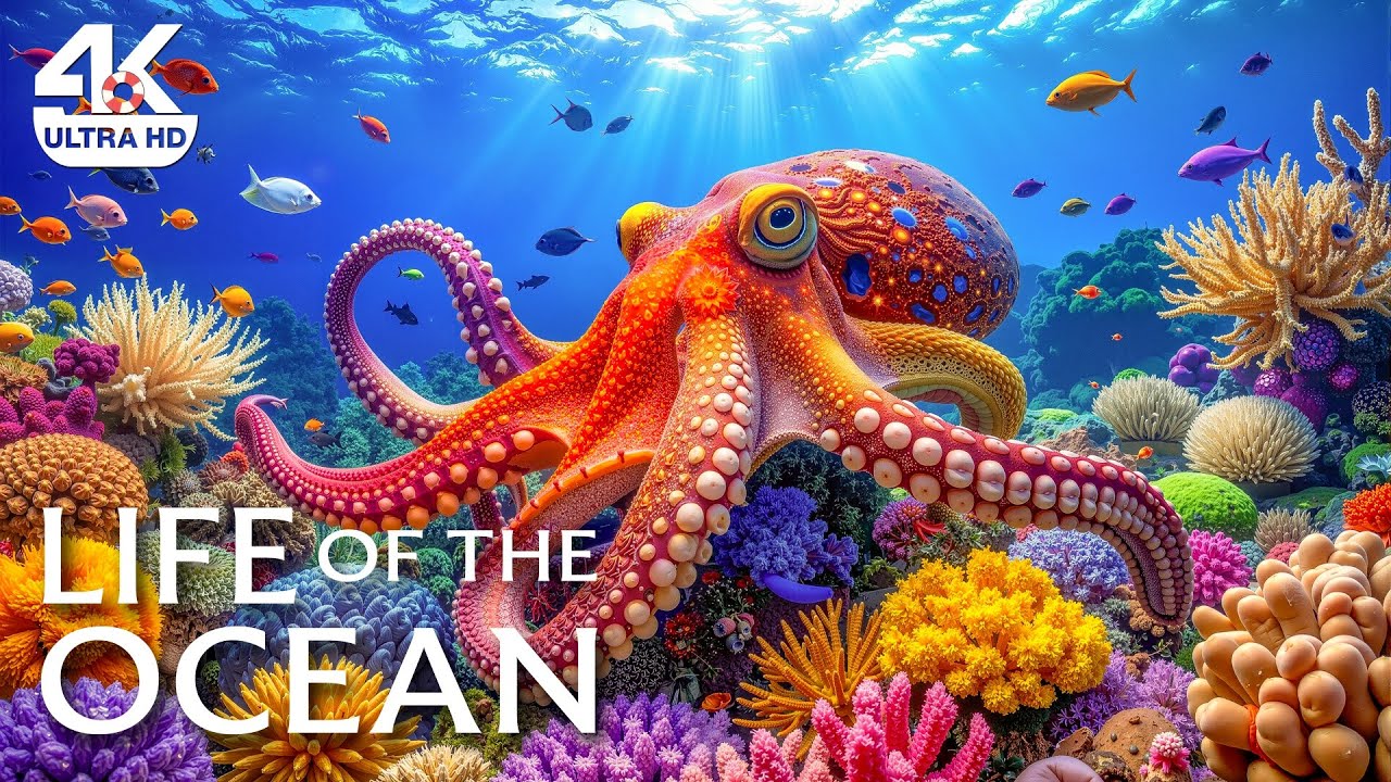 Amazing 4K Ocean Adventure 🐳 Dive Deep into Spectacular Sea Life and Calm Blue Waters