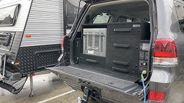 LC200 as Power Station for Caravan 5,000W Inverter 600Ah Lithium and 3,00