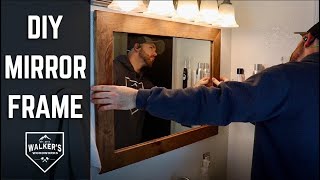 DON'T Throw Out That Old Mirror! DIY Mirror Frame.