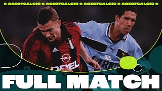 LAZIO - MILAN 4-4 03/10/1999 FULL MATCH | Age of Calcio