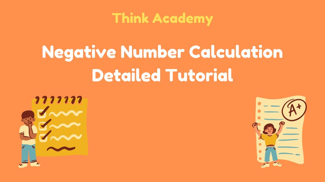 [Think Academy] Negative Number Calculation Tutorial - Dennis - YouTube