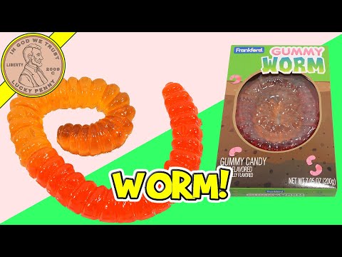 Large Fruit Flavored Gummy Worm By Frankford Candy Review