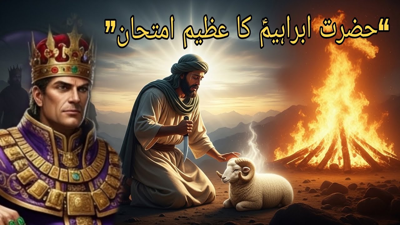 حضرت ابراہیمؑ کا سب سے بڑا امتحان | آگ، قربانی اور دنبہ - YouTube