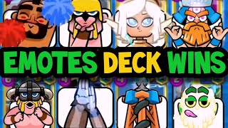 Clash Fest Emotes Deck Wins 😂 Clash Royale Season 39 Retro Royale screenshot 5