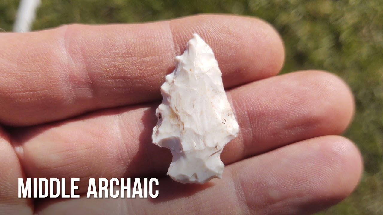 Flint Ridge Archaic projectile point and more 🌄