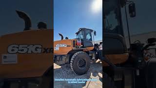installed automatic lubrication system in wheel loader
