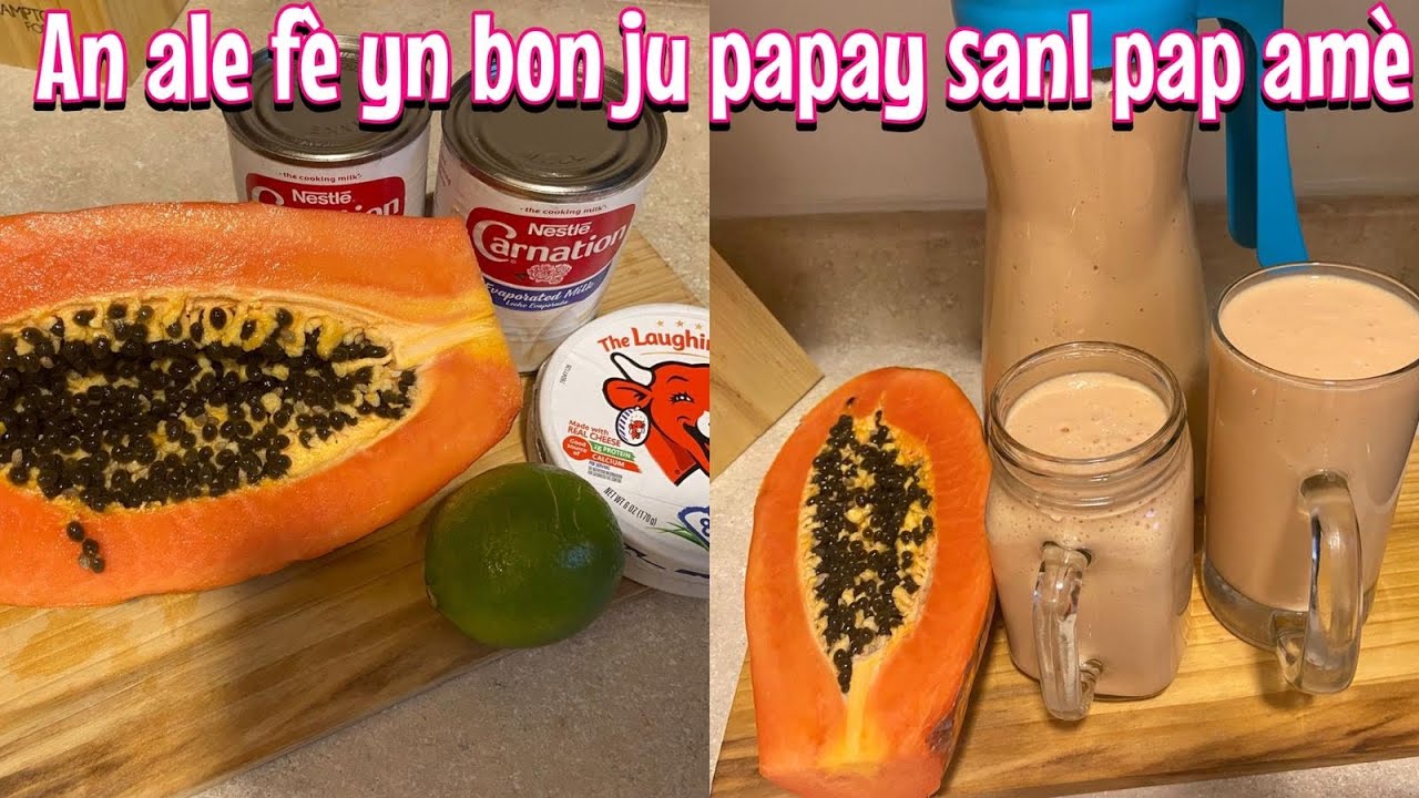 An ale fè yn bon ju papay sanl pap amè