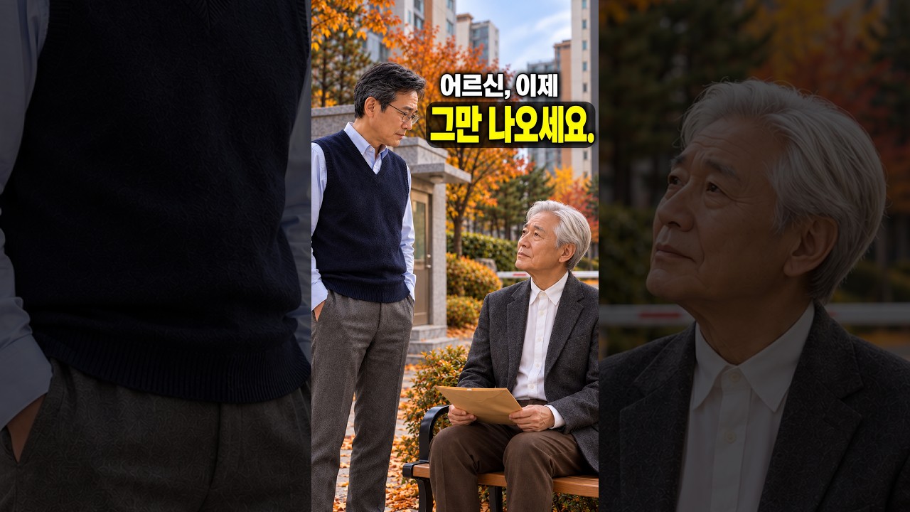 번번이 채용에서 탈락한 72세 어르신이 경비초소에 남긴 것 #shorts #감동