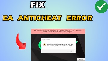 Fix EA FC 26 EA Javelin AntiCheat Errors\EA Javelin AntiCheat Encountered An Error On PC