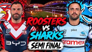 Sydney Roosters vs Cronulla Sharks | NRL Semi Final | Live Stream Commentary