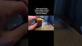 Fully 3D Printed Rubiks Cube - Will It Turn?