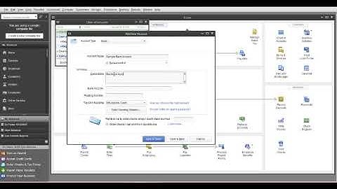 QuickBooks Training:Adding A Bank Account