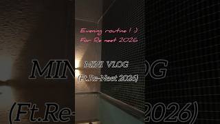 Mini vlog 📈✨(ft. re neet  2026 edition) #viral #shorts #reneet2026 #neet #trending #youtube#study#pw