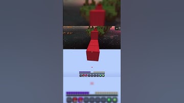 INSANE 69 BLOCK CLUTCH!! (failed) #minecraft #shorts