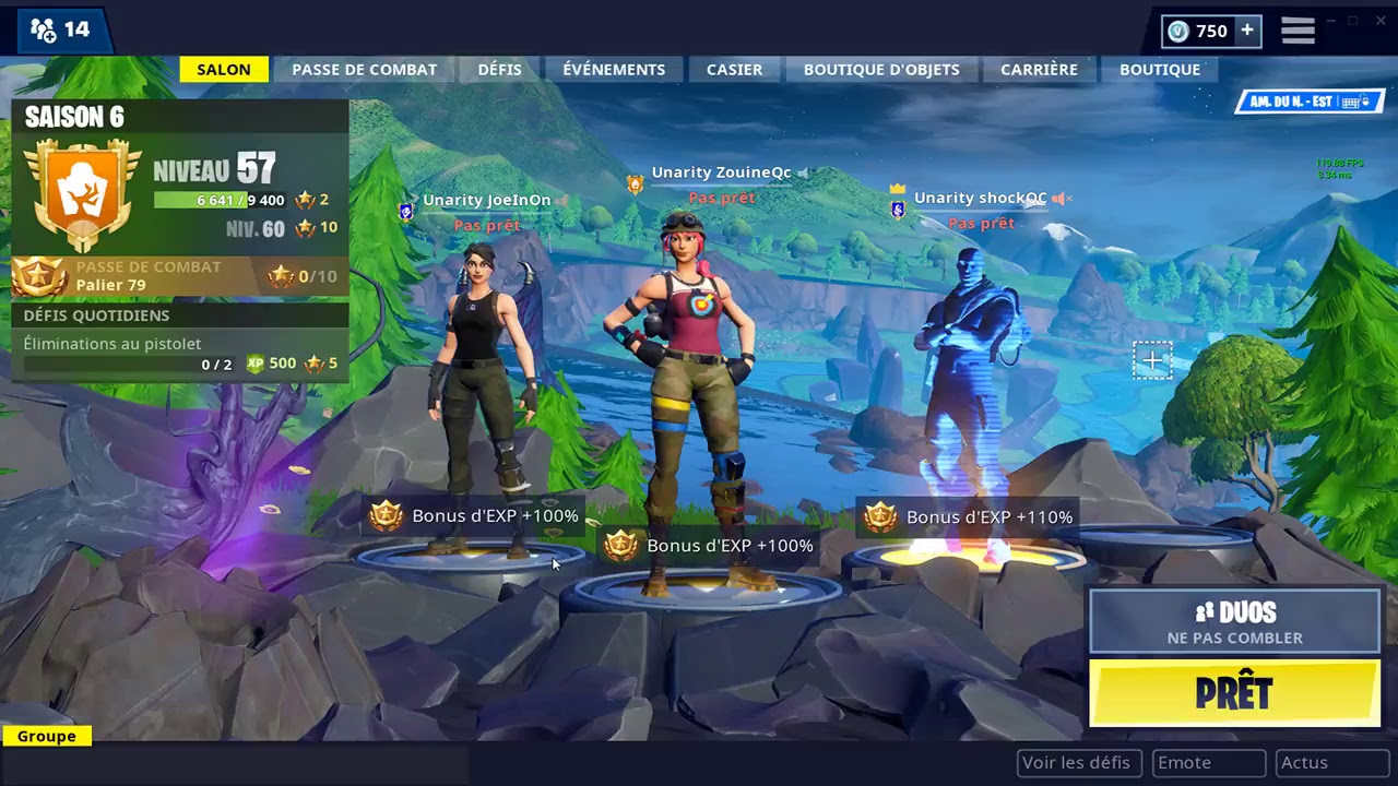 LIVE FORTNITE AVEC SHOCKQC // DUO DU SOIR