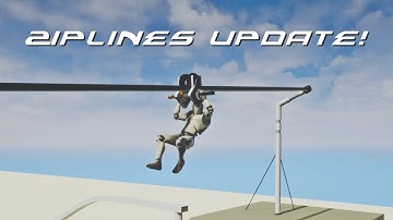 Ziplines Update [Spline Grind Rail Builder] - Unreal Engine Marketplace / FAB