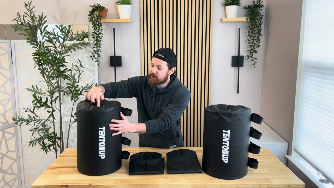 Lock Down Your Canopy with 220LBS of Water Weight Power