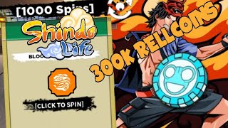 NEW CODES** 2000 spins and 300k RellCoins
