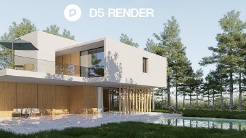 Exterior Animation Render | D5 Render Showcase | Private House 355