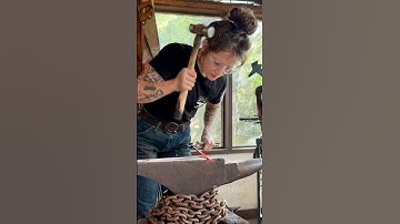 Forging custom cocktail spoons🔥 #blacksmith#forge#hammer#spoon#handmade#metalart#asmr#smallbusiness