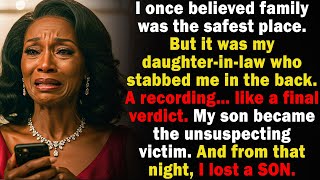 My DIL Sent Me an AUDIO by Mistake… What She Said About My Son Froze My Soul