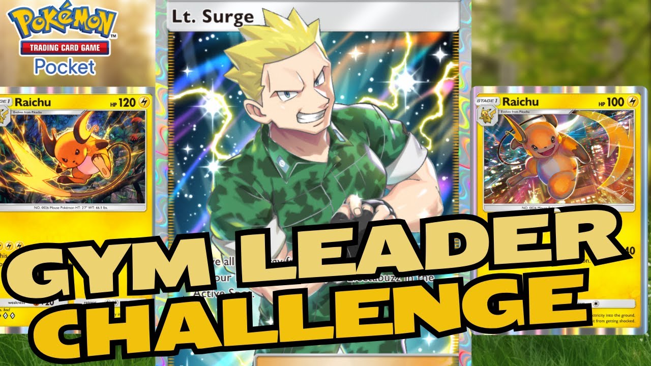 Raichus You!: Lt. Surge's Perfect Deck! Pokemon TCG Pocket - YouTube