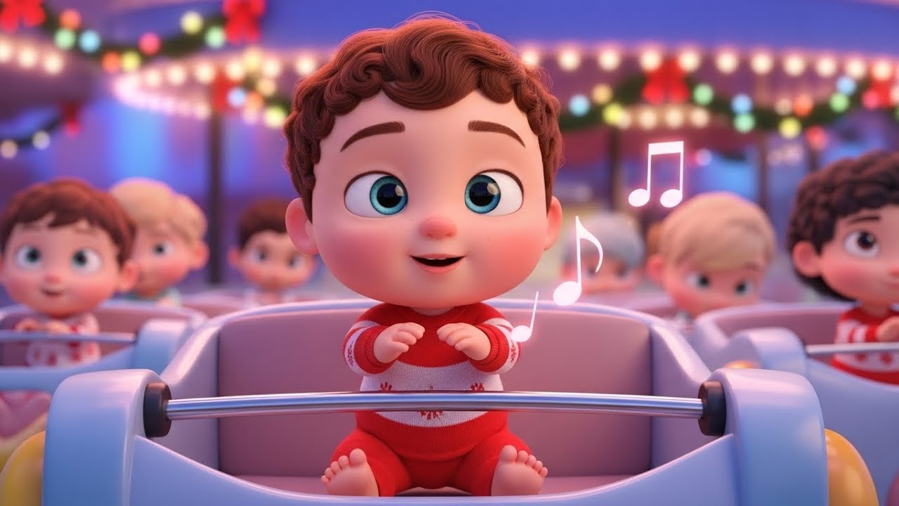 Christmas Magic Ride 🎄🎠🎶 Fun Holiday Song for Kids | Festive Adventure