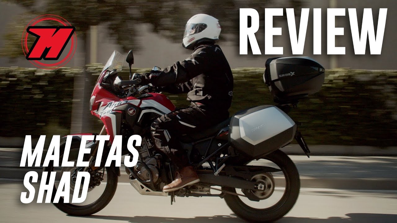 Análisis MALETAS DE MOTO Shad, TOP CASE expansible y de diseño - YouTube