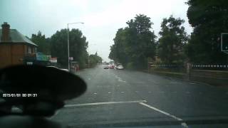 Idiot in wrong lane
