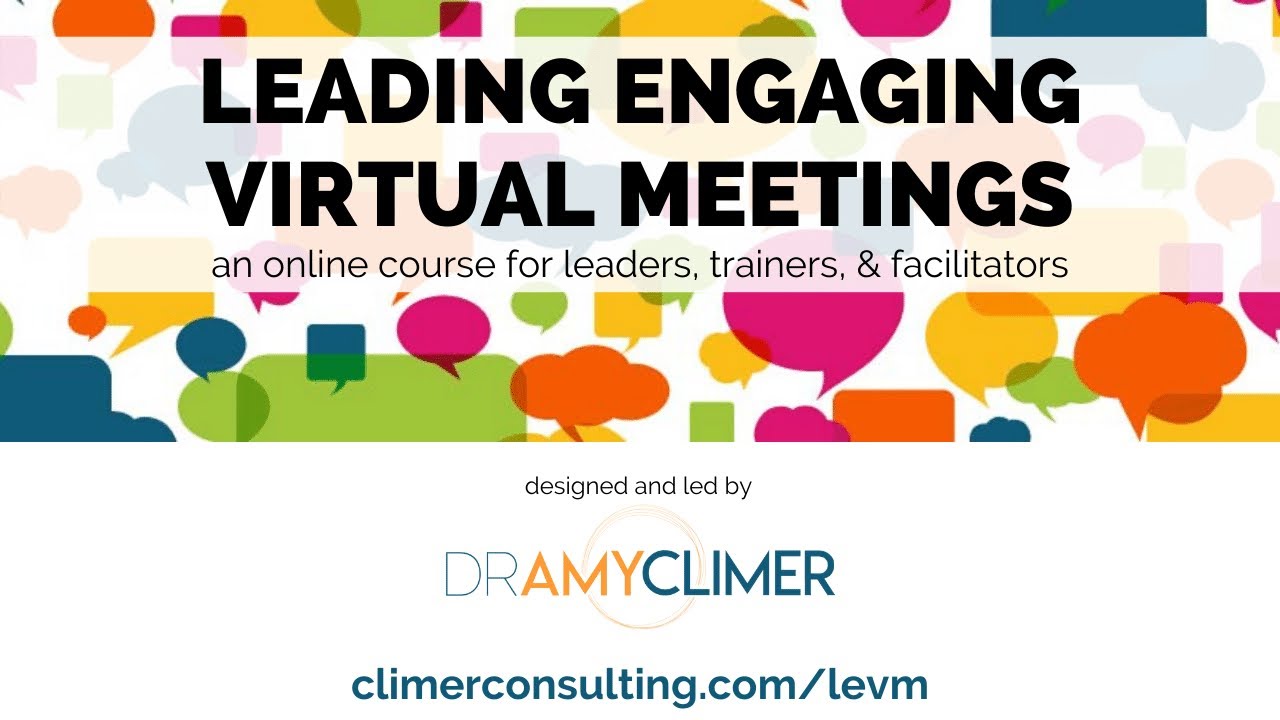 Leading Engaging Virtual Meetings Course - YouTube