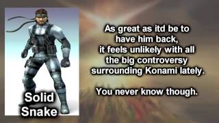 Last Day Smash Bros. For 3Dswii U Dlc Newcomer Wishlist & Look At Veterans