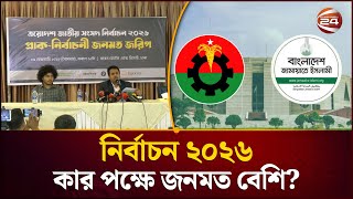 নির্বাচন ২০২৬: জনমত জরিপের ২য় রাউন্ডের ফলাফল প্রকাশ | IILD Election Survey 2026 | Channel 24