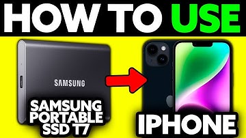 How To Use Samsung Portable SSD T7 on iPhone (2025) - Step by Step