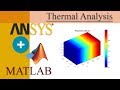 Thermal Analysis in Ansys and Validation in MATLAB