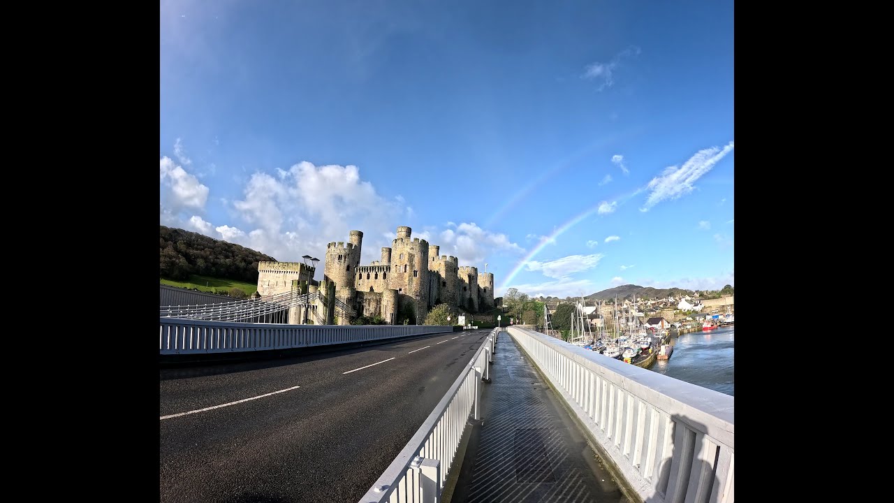 Conwy parkrun in Storm Kathleen - 2nd finisher POV full 5k