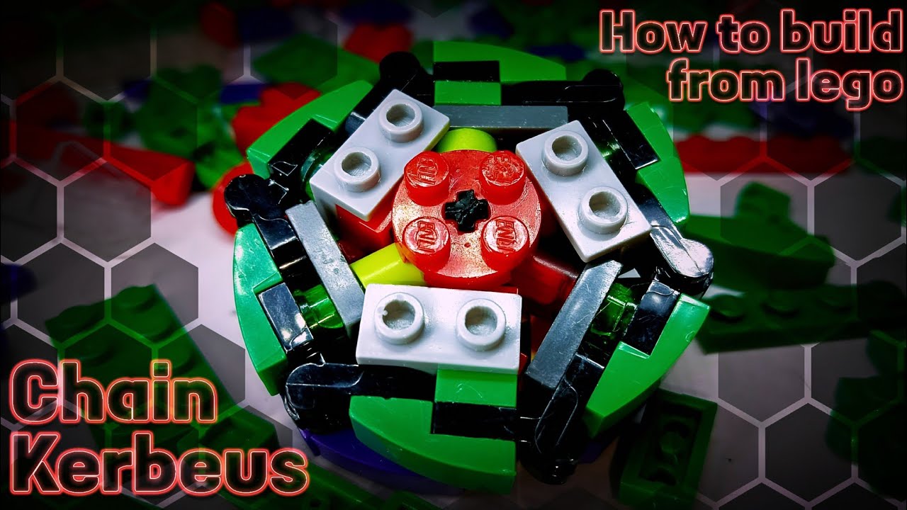 How to build a lego beyblade Chain Kerbeus 