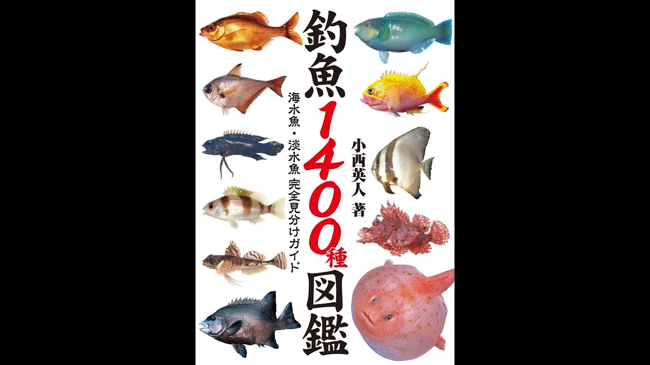 紹介 釣魚1400種図鑑 海水魚 淡水魚完全見分けガイド 小西 英人 Youtube