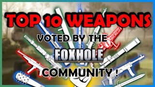Foxholes Top 10 Weapons – Ranked by the Community!