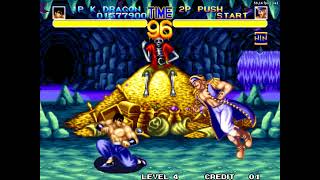 World Heroes 2 - Kim Dragon (Arcade / 1993) 60FPS