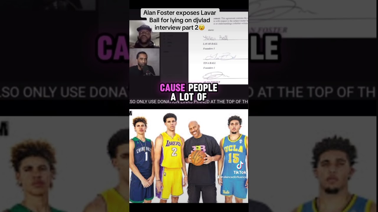 Alan Foster exposes Lavar ball for djvlad video😮 