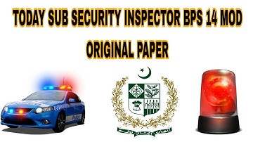 TODAY| ASSISTANT SUB INSPECTOR| Sub Inspector|ASI BPS 11|MOD TEST| 10 MARCH 2024