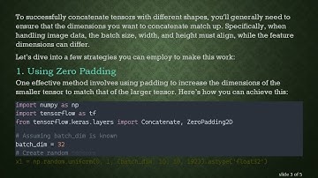 How to Concatenate Two Tensors with Different Shapes in 2D Convolution Using TensorFlow