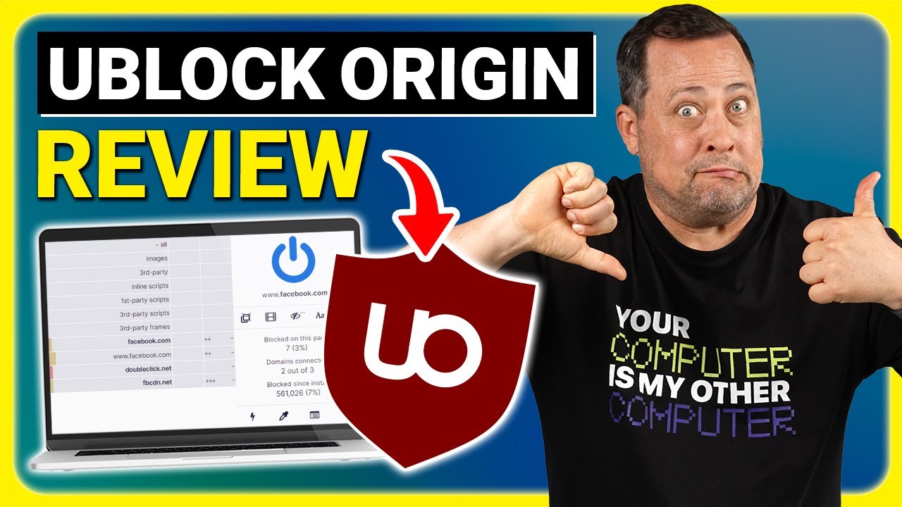 uBlock Origin - Free, open-source ad content blocker.