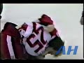 NHL Jan. 22, 1995 Darren McCarty,DET v Paul Kruse,CGY Detroit Red Wings Calgary Flames